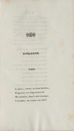 Épilogue.