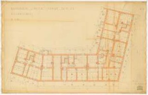 Wohnhausbebauung Eiswerderufer Ecke Triftstraße für Lindecke, Berlin-Spandau: Grundriss Kellergeschoss 1:50