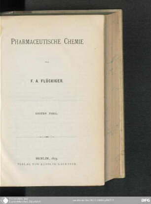 1: Pharmaceutische Chemie