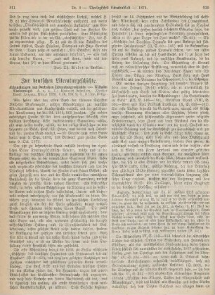 211-213 Zur deutschen Literaturgeschichte