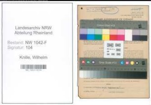 Entnazifizierung Wilhelm Knille , geb. 26.10.1907 (Zollbeamter)