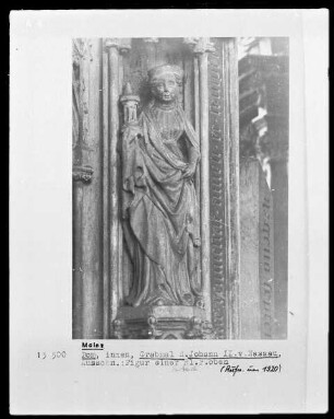 Grabmal Johann II. von Nassau: Die heilige Barbara