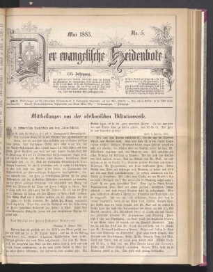 Nr. 5. Mai 1883