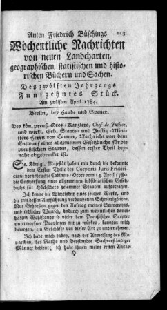 Fünfzehntes Stück