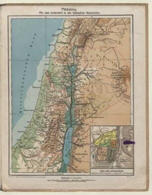 Palästina. Für den Unterricht in der biblischen Geschichte, Das alte Jerusalem