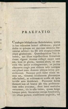 III-VII, Praefatio