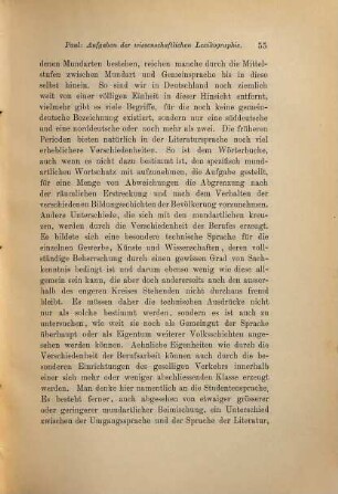 Ueber die Aufgaben der wissenschaftlichen Lexikographie mit besonderer Rücksicht auf das deutsche Wörterbuch