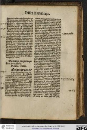 Dominica in quadragesima de epistola.