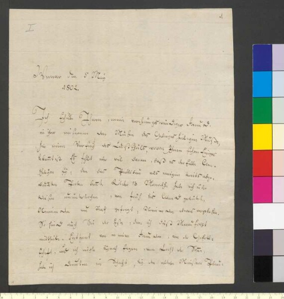 Brief von Falk, Johannes Daniel an Goethe, Johann Wolfgang von