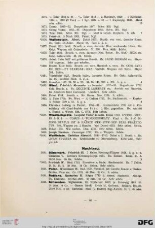 Nachtrag (Nr. 3491-3512)