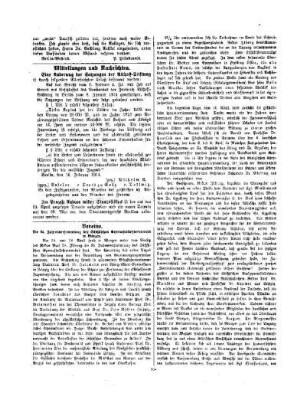 Mitteilungen und Nachrichten