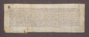 Das Hofgericht zu Straßburg vidimirt eine Urkunde des Papstes Gregor XI. d. d. 1371 Mai 9, wodurch derselbe die Gründung einer Caplanei zu Ottersdorf gestattet