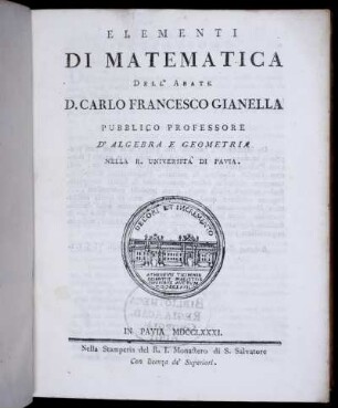 Elementi di matematica