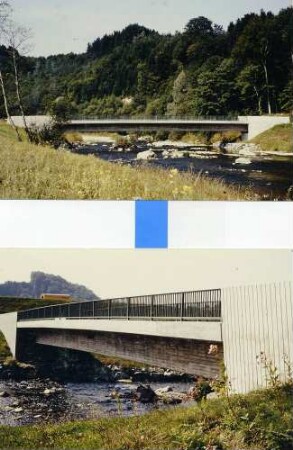 Verlegte Argen und Feldwegüberführung über die Argen bis Betr. km 23,641