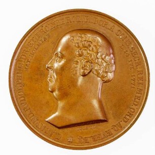 Medaille auf den Tod des Naturforschers Karl Asmund Rudolphi