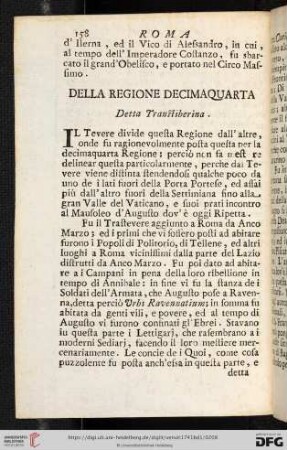 Della regione decimaquarta