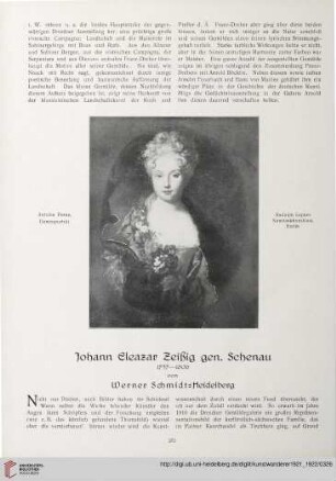 3/4: Johann Eleazar Zeißig gen. Schneau 1737-1806