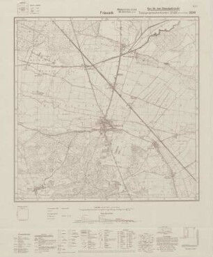 3241 Friesack, Topographische Karte 1:25000 (4cm - Karte)