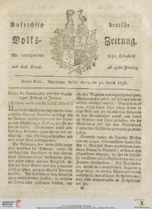 Zweiter Band. Achtzehendes Stück