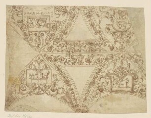 Gewölbemalerei mit Grotesken nach Art des Giovanni da Udine