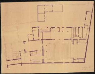 Stadttheater, Brandenburg/Havel: Grundriss 1:100