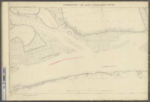 Stromkarte der Elbe unterhalb Altona. : Finkenwärder. Neumühlen. Oevelgönne. Klein Flottbeck. Teufelsbrück.