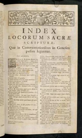 Index Locorum Sacrae Scripturae