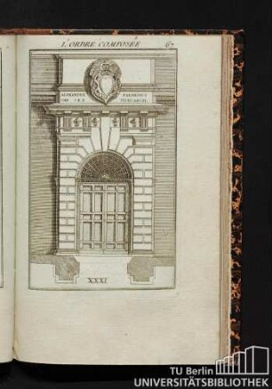 XXXI. L'Ordre Composée. Description de...
