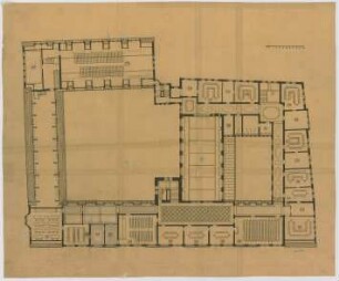 Fischer, Theodor; Jena; Universität - Grundriss OG