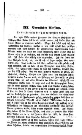 An die Freunde der Pädagogischen Revue