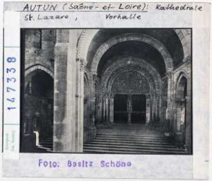 Autun: Kathedrale Saint-Lazare, Vorhalle