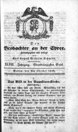 41. Stueck, 9. Oktober 1848