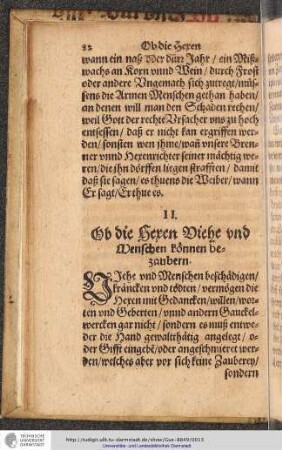 Ob die Hexen jemand verzaubern.