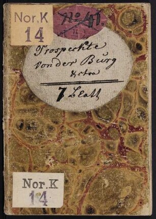 [Prospeckte von der Burg [et]cetera]