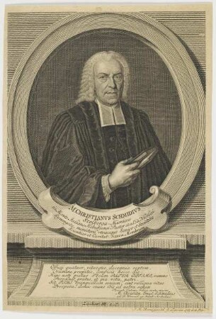 Bildnis des M. Christianvs Schmidivs