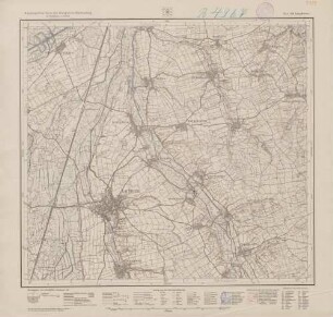 7725 (alte Nr.: 138) Laupheim, Topographische Karte des Königreichs Württemberg im Maßstabe 1:25000