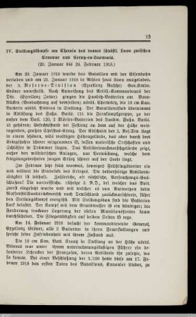 IV. Stellungskämpfe am Chemin des dames ...