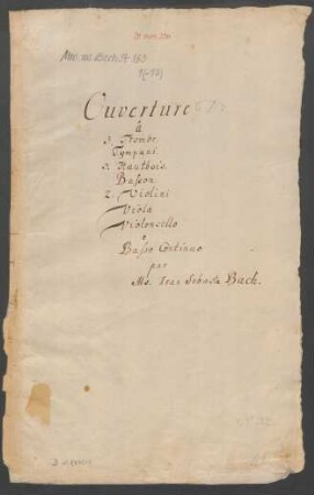 Suiten; orch; D-Dur; BWV 1069