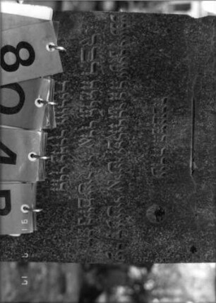 Grabstein 804 [Hahn S. 122 Grab-Nr. 703]: Grabstein 804B [Hahn S. 122 Grab-Nr. 703]