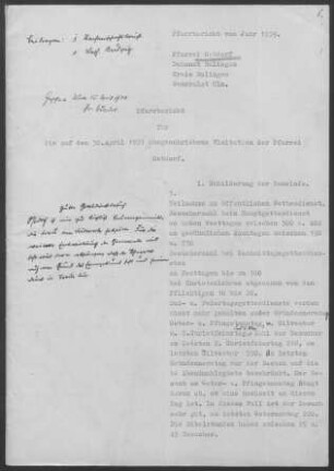 Ostdorf mit Geislingen (Zollernalbkreis) und Erlaheim: Pfarrbericht 1939