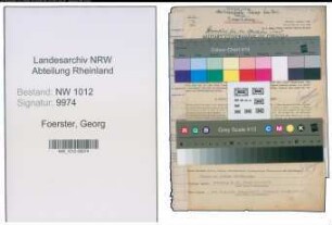 Entnazifizierung Georg Foerster , geb. 17.07.1902 (Lehrer)