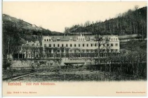 Karlsbad. Café "Park Schönbrunn" (1860)