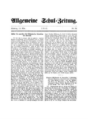 Ueber die neuesten, das Schulwesen betreffenden Erlässe