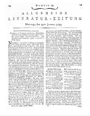Eschenbach, Johann Christian: Commentationes juridicae. - Rostock : Koppe Fasc. 1. - 1788