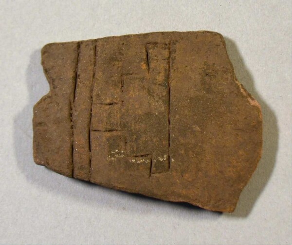 Fragment eines Gefäßes