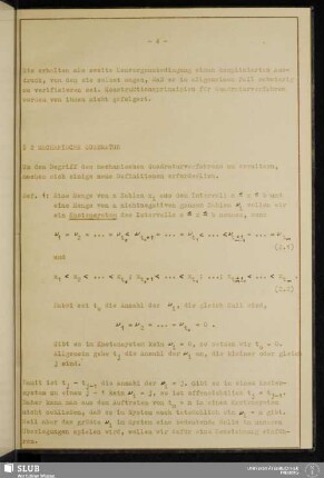§ 2 Mechanische Quadratur