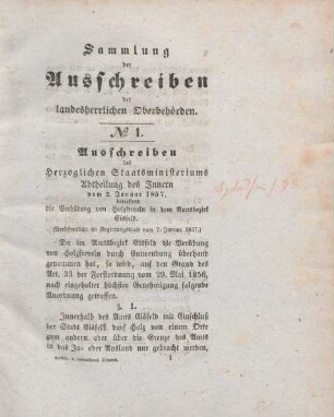 2. Januar 1857-15. August 1861 = No. 1-62