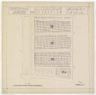 Belegungspläne Epiphanien (kartoniert) Südwestkirchhof Stahnsdorf - Gartenblock IV, Feld 16-18,18a und 18b