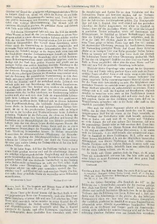 909-910 [Rezension] Myers, Jacob M., The linguistic and literary form of the book of Ruth