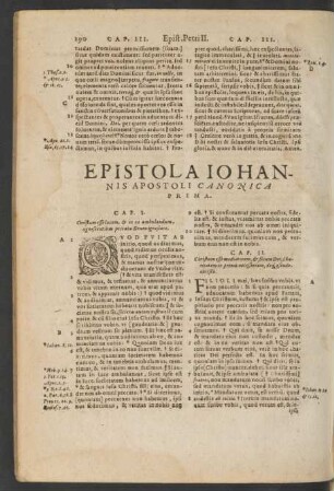 Epistola Iohannis Apostoli Canonica Prima.